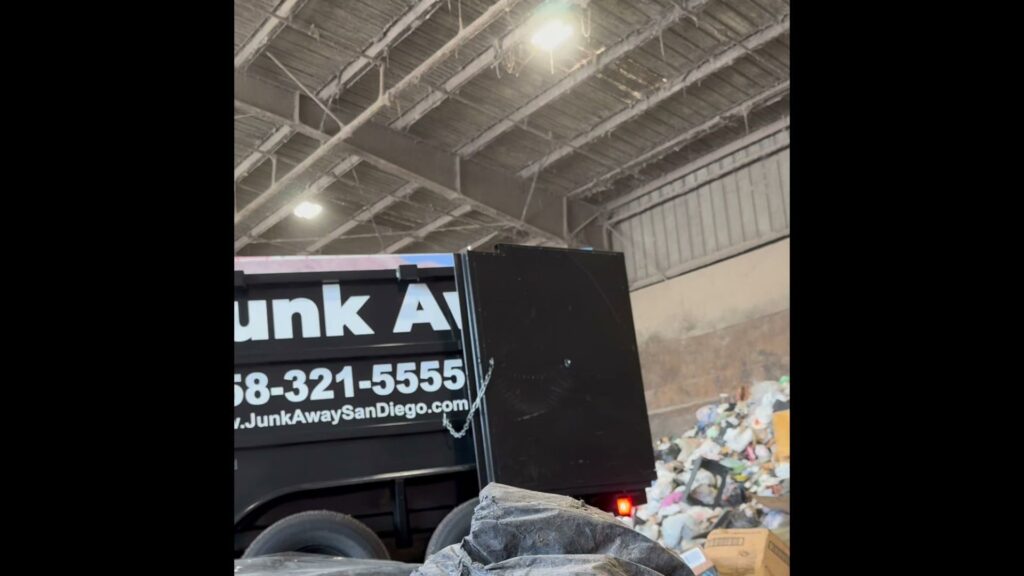 Junk Away - San Diego crew removing construction debris from a building site in San Diego, CA.