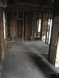 An interior view of a home undergoing demolition and clean-out by Junk Removal and More LLC in Columbus, OH.