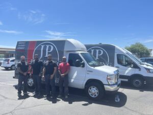 New plumbing pipes being installed in a trench during a plumbing project by JP Plumbing in Phoenix, AZ