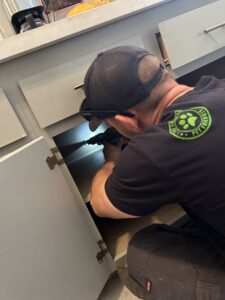 New water filters and their packaging on a driveway, with a JP Plumbing van in the background, ready for installation in Phoenix, AZ