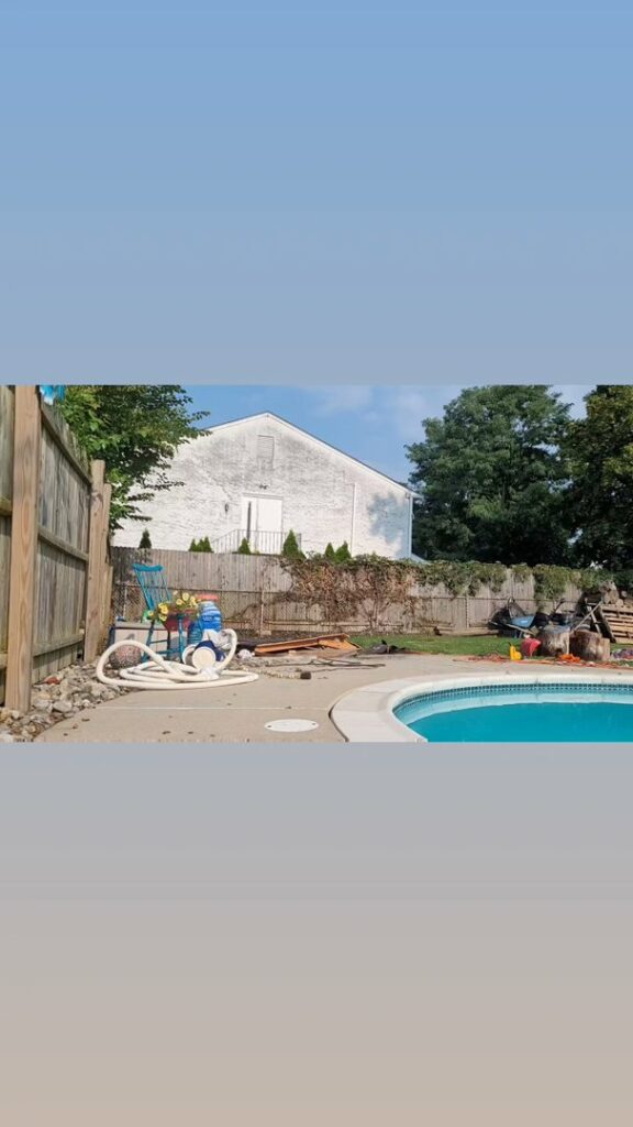 A truck bed loaded with furniture, mattresses, and various junk items for removal by We Love Junk in Philadelphia, PA.